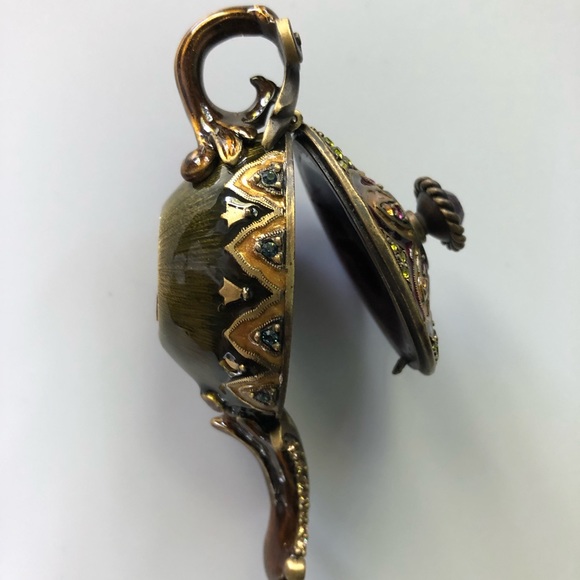Jay Strongwater Aladdin genie lamp trinket box enamel Crystal mint condition - Picture 9 of 14